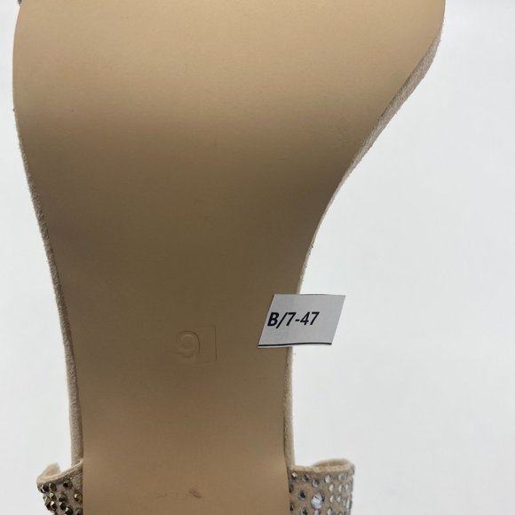 FSJ Open Toe Rhinestone Heels Stilettos Sandals - Picture 12 of 12